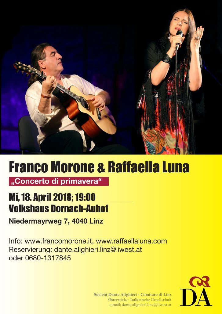 Franco Morone und Raffaella Luna_Plakat A3